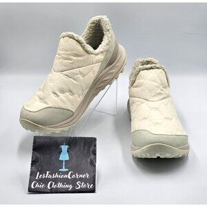 Merrell Womens Cream Antora 3 Thermo Moc Quilted Winter Slip-On Shoes Sz 10 3000